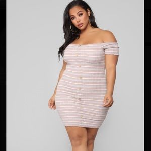 Off the shoulder dress